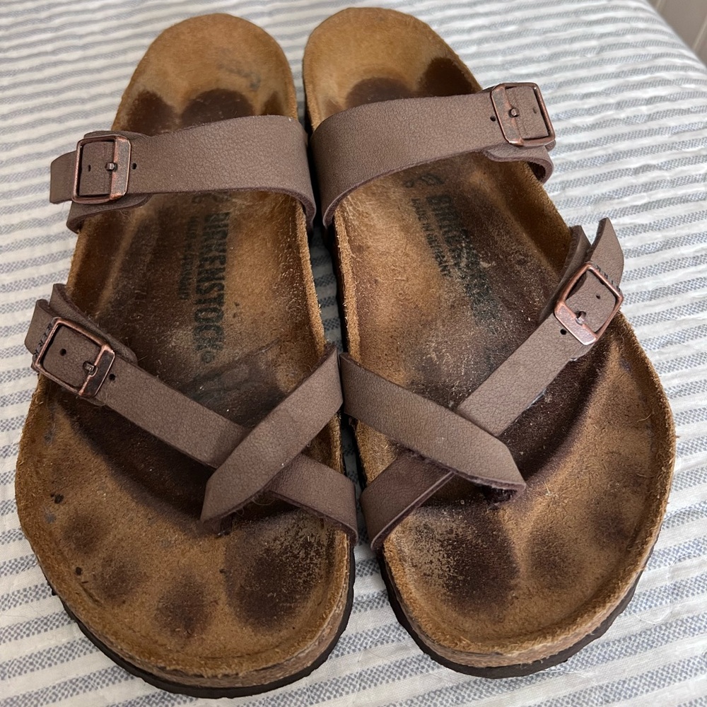 Birkenstock Mayari Mocha - size 38 GUC